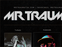 Tablet Screenshot of mrtraumatik.com